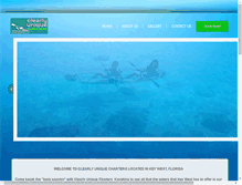 Tablet Screenshot of clearlyuniquecharters.com